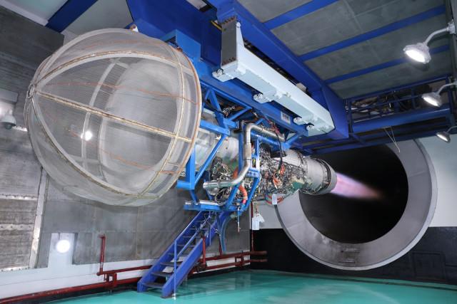 한화에어로스페이스생산한 1만번째 엔진인 ‘F404’ 엔진