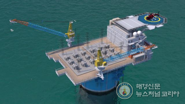 KRISO ‘해상 부유식 SMR 발전플랫폼’ 개념도