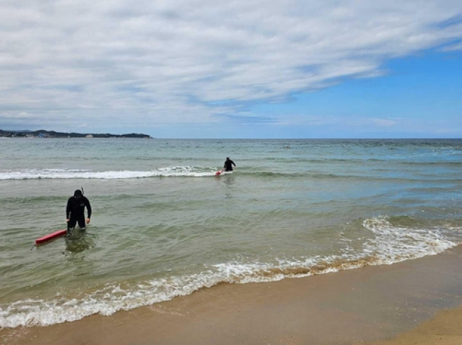 강원 고성 송지호해수욕장 익수사고