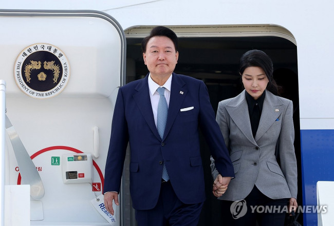 윤석열 대통령 부부, 체코 도착