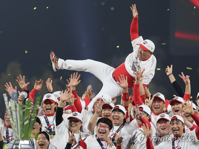 초보 감독 이범호, 우승을 이루다