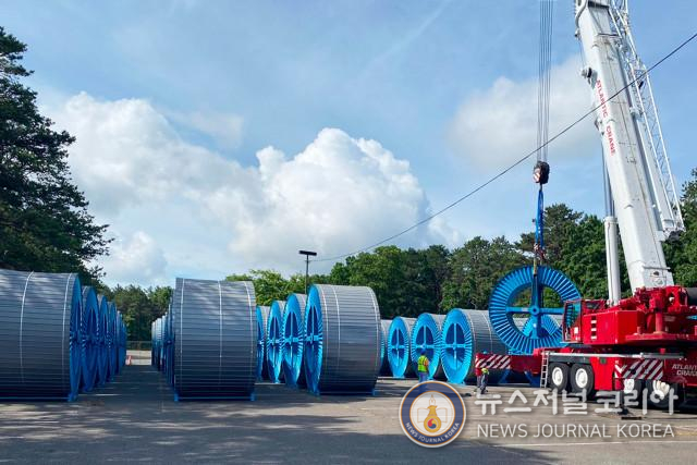 대한전선이 미국에서 케이블 포설을 준비하고 있다