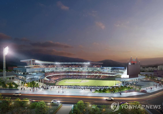 사직야구장 재건축 조감도