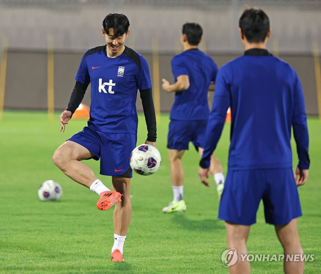 중동 2연전 앞둔 손흥민