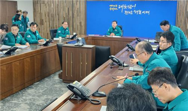 전남도 재난안전대책본부 회의