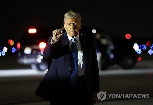 도널드 트럼프 미국 대통령