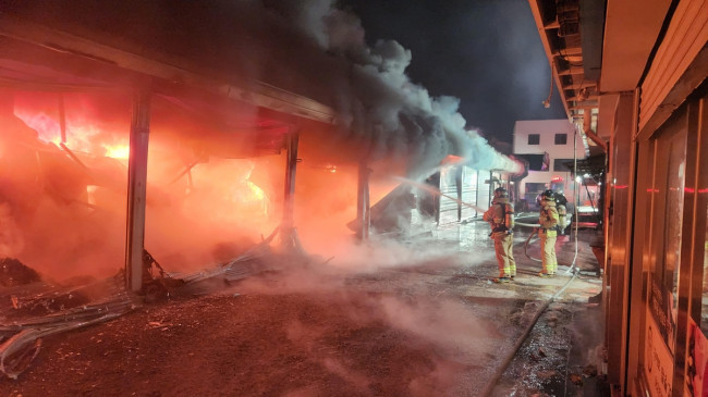 광주 송정5일시장 화재