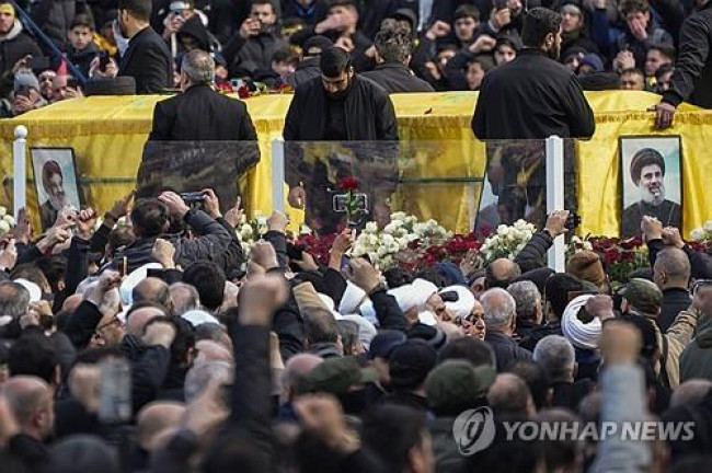 헤즈볼라 하산 나스랄라 장례식