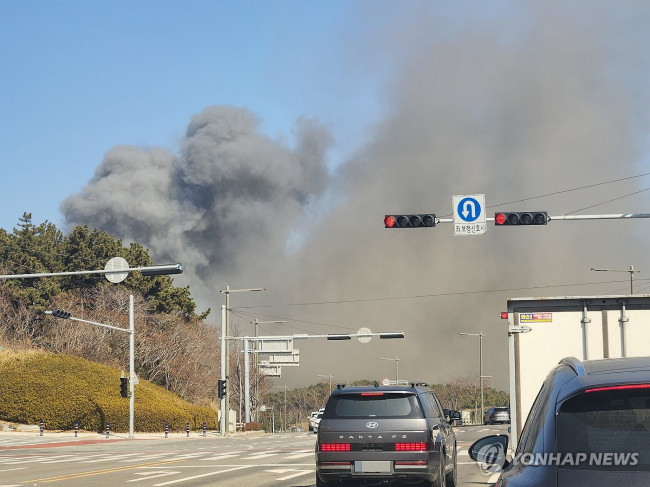 부산 반얀트리 호텔 신축공사장 화재