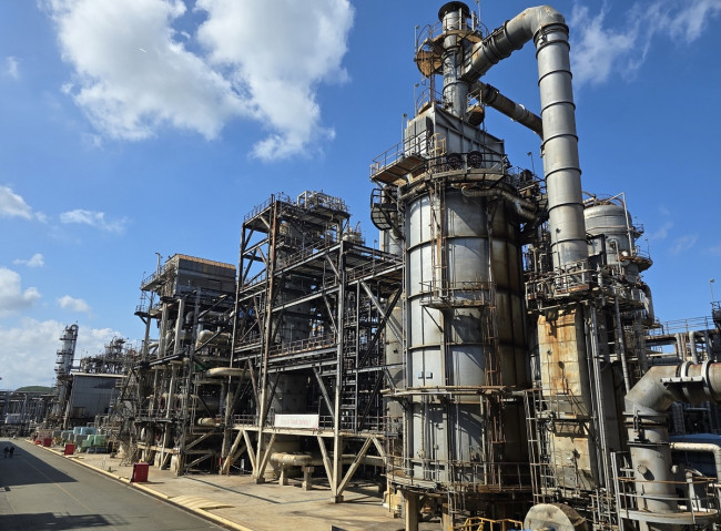 SK이노베이션 울산CLX 내 SAF 코프로세싱 설비 전경