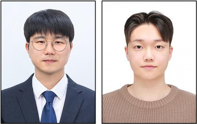 충남대 약대 이석우 교수와 논문 제1 저자 이재현 학생연구원(왼쪽부터)