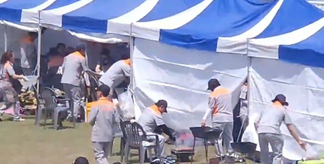 대구의용소방대 소방기술경연대회 현장