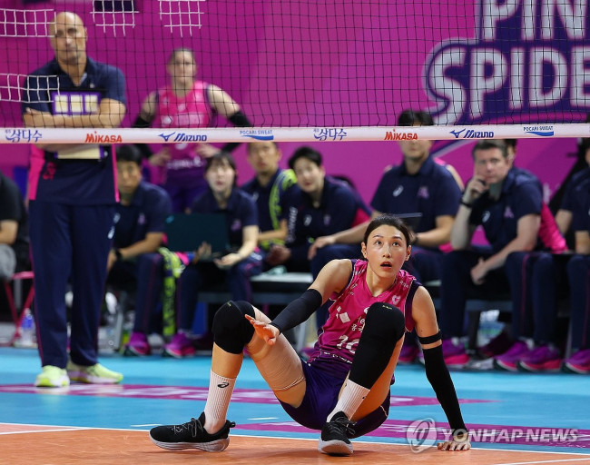 투혼 펼치는 김연경