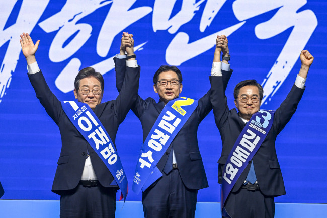 더불어민주당 호남 경선 시작