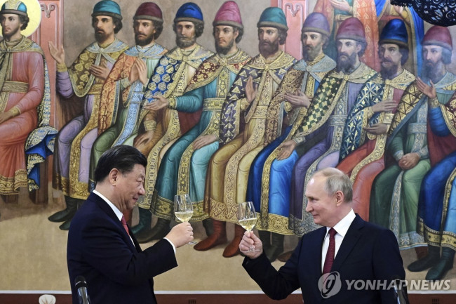 2023년 3월 만난 시진핑과 푸틴