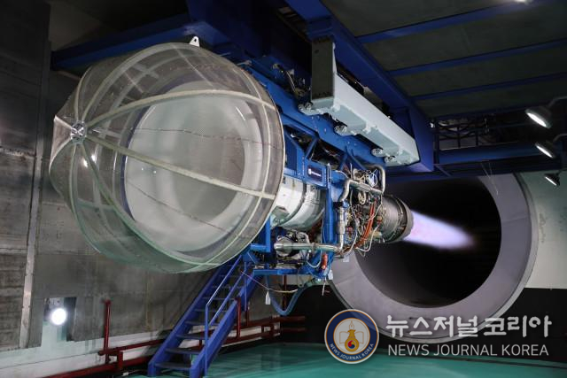 KF21에 탑재되는 F414 엔진 시운전 테스트