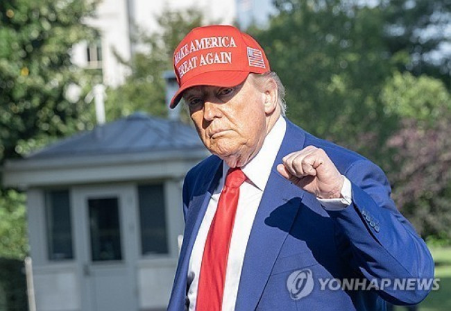 도널드 트럼프 미국 대통령