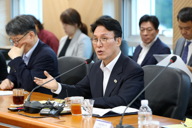 대구 인공지능 산업현장 간담회 참석한 김민석 총리 후보자