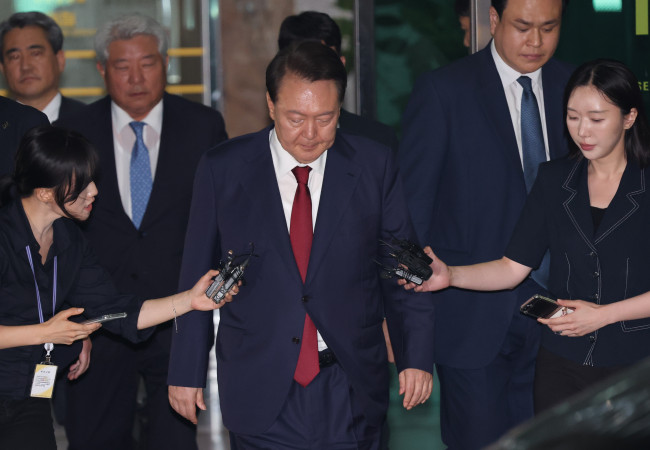 조사 마친 윤 전 대통령