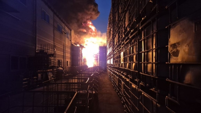 경북 칠곡군 가산면 플라스틱 제조공장 화재