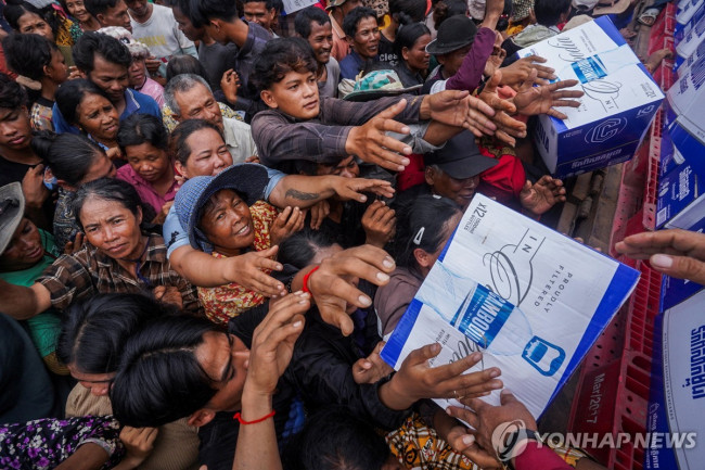 캄보디아 피난민들