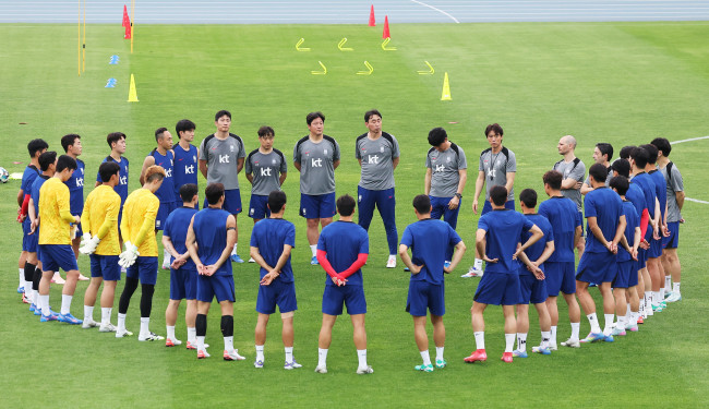동아시안컵 앞둔 축구 국가대표팀