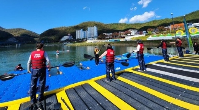 지난해 수상레저 체험교실 모습