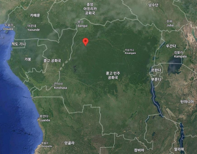 민주콩고 서북부 에쿠아퇴르주 바산쿠수 지역