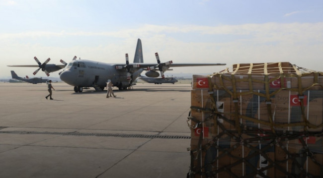 튀르키예군 C130 화물기(기사 내용과 직접 관계 없음)